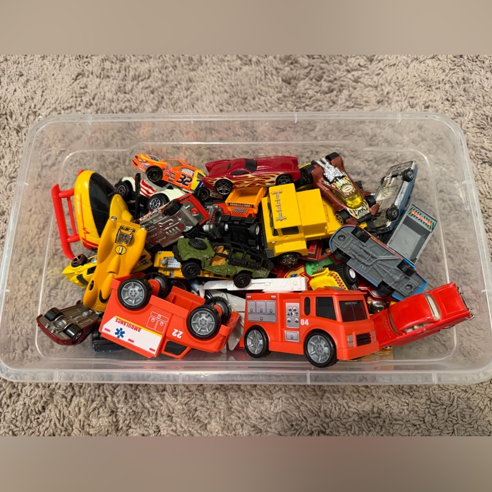 Lot of Hotwheels Matchbox and Misc. Cars and Trucks